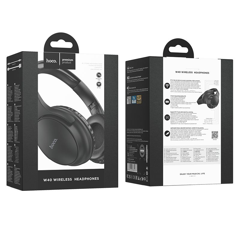 Hoco "W40 Mighty" Bluetooth Over-Ear Headphones